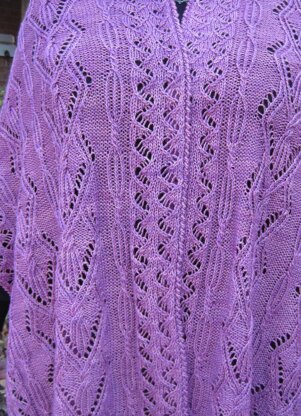 Toki Cable Lace Shawl