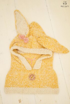 Windsor bunny hooded cowl