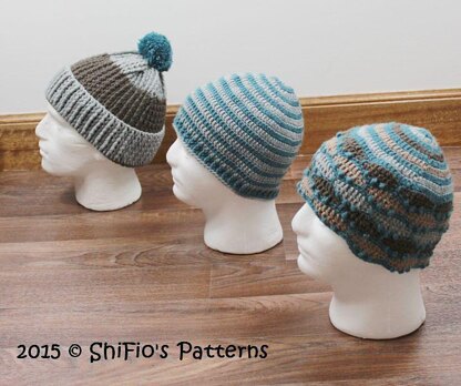 Crochet pattern Highland Hats #333