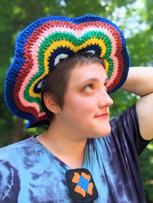 Floppy Flower Sun Hat