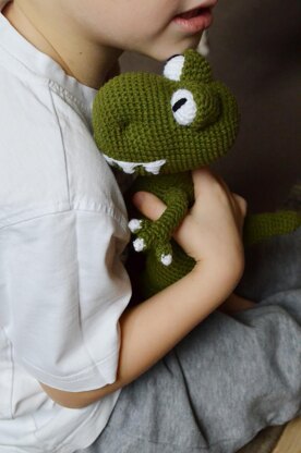 Crochet Dinosaur, AmigurumiDino T-rex