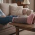Crochet Womens Knee High Slippers