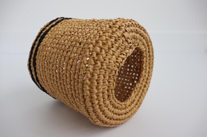 Raffia Flower Pot Sleeve