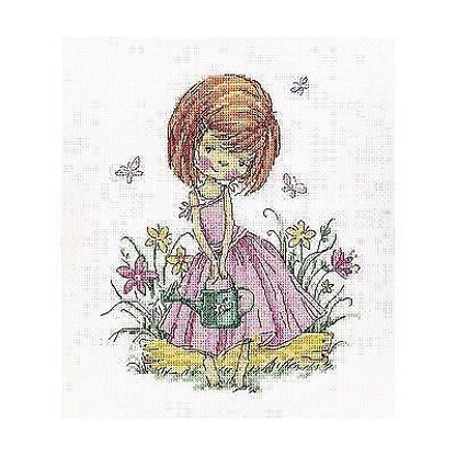 Rto Butterflies in my Garden Cross Stitch Kit