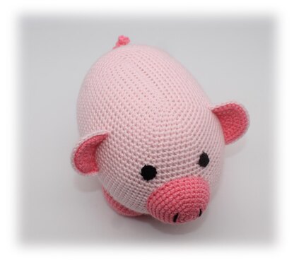 Piggy Doorstop Crochet Pattern