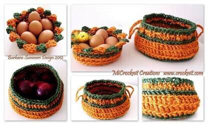 Crochet Baskets JUTE