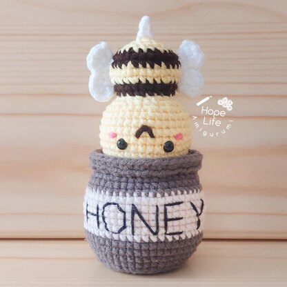 Bee in Honey Pot