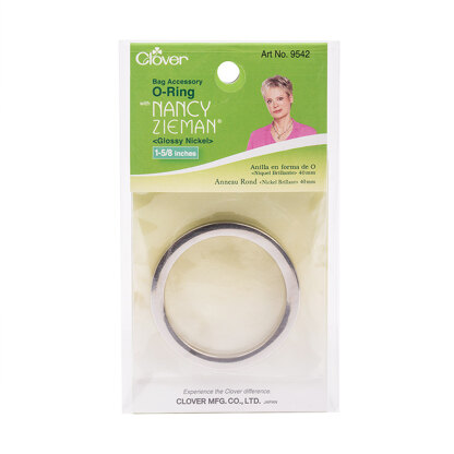 Clover O-Ringe, Glossy Nickel - 40 mm