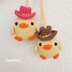 Cowboy duckling crochet pattern