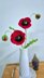 Poppy flower bouquet