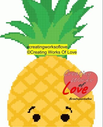 Cute Pineapple C2C Graphgan