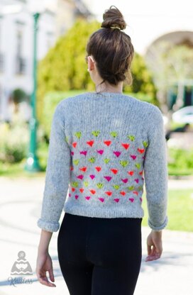 Springtime Neon Tulip Jumper