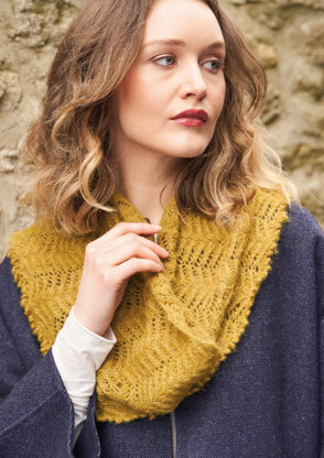 Dusty Cowl in Rowan Alpaca Classic - ZB328-00003-DEP - Downloadable PDF