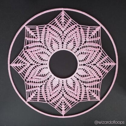 Mandala 'Peacock' crochet pattern