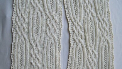 Blantrey Cable Lace Scarf