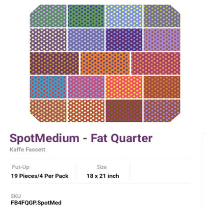 Kaffe Fassett Spot Fat Quarter Bundle - FQ82-043