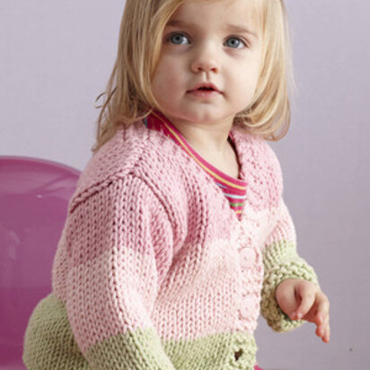 Fairy Tale Cardi in Lion Brand Baby's First - L0008 - knitting pattern