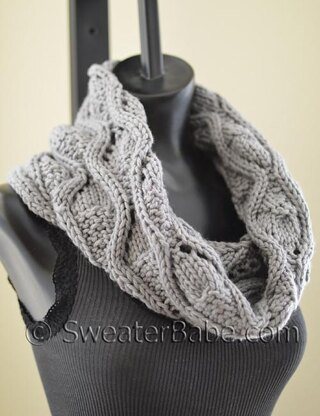 #185 Chunky Waves Eternity Scarf