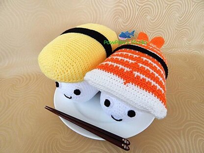 Amigurumi Jumbo Sushi Ebi/shrimp Pattern No.17