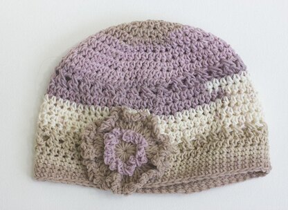 Ruffled Flower Hat