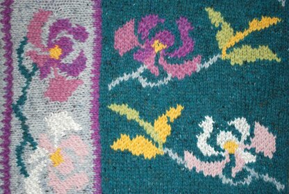 Oriental Flowers Kimono
