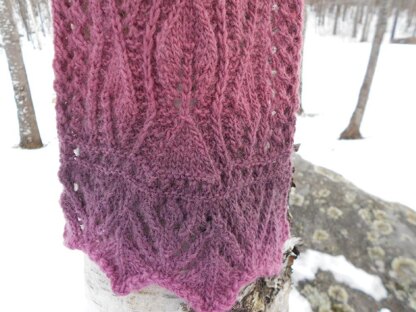 Grape Ivy Lace Scarf