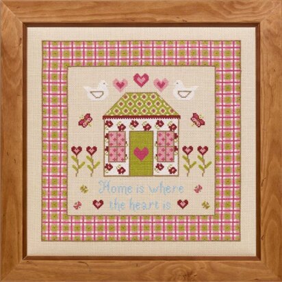 Historical Sampler Company Home is Where The Heart Is - Downloadable PDF