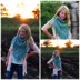 Bulky & Quick Fringed Triangle Scarf