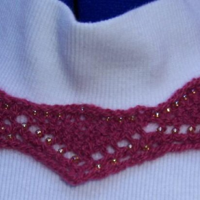 Garnet Glow (cashmere beaded necklace)