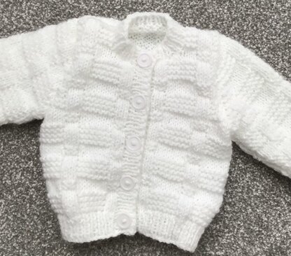 Quick baby cardigan