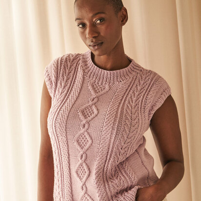 Peony Tank Top in Rowan Handknit Cotton - Downloadable PDF