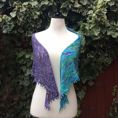 Two Sides of the River Shawl