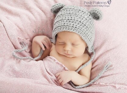 Baby Mouse Bonnet Crochet Pattern 374