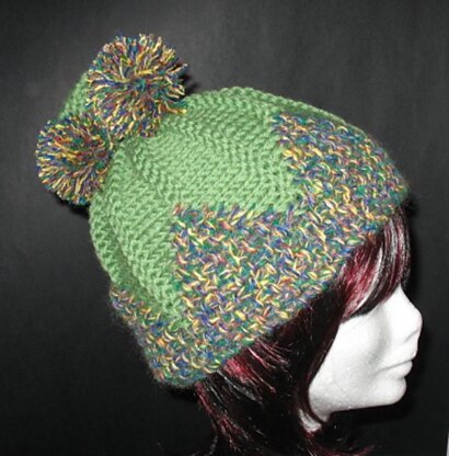 Lovely Green Pom Pom Hat