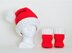 Santa Hat and Baby Boots # 331