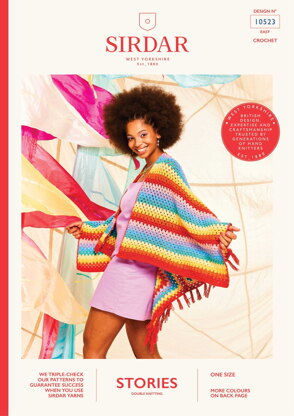 Glasto Poncho in Sirdar Stories DK - 10523 - Downloadable PDF