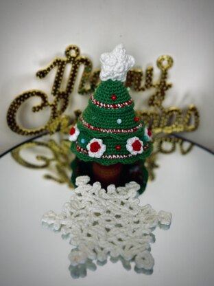 Christmas Tree and Snowflake Crochet Pattern PDF