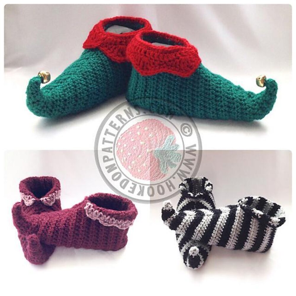 Baby elf booties 2025 crochet pattern