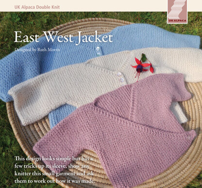 East West Jacket in UK Alpaca Baby Alpaca Silk DK