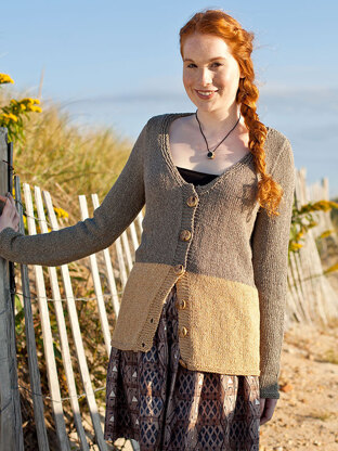 Helan Cardigan in Berroco Fuji Aran