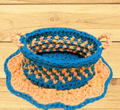 Crochet Basket & Doily Pattern