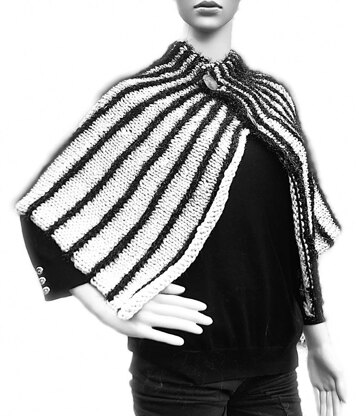 Striped cape