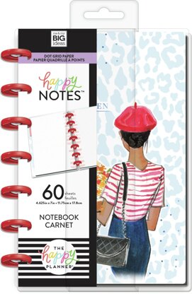 Happy Planner Mini Notebook W/60 Sheets - Travel Often X Rongrong