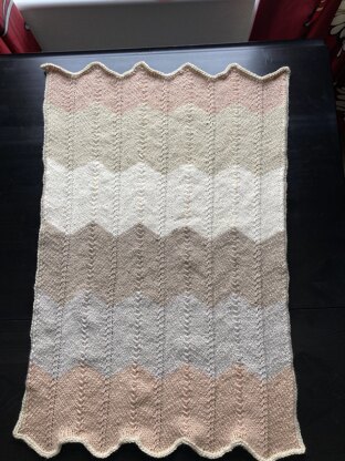 Cake Chevron Blanket