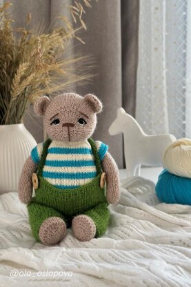 Teddy Bear knitting pattern PDF