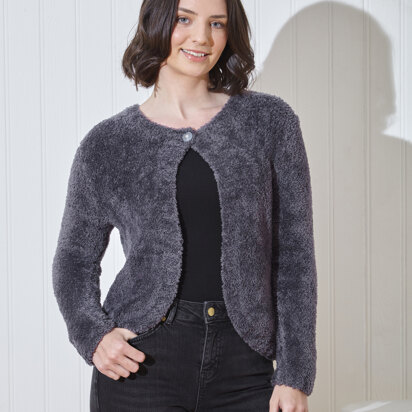 Tunic & Cardigan in King Cole Truffle Glitz - P6051 - Leaflet