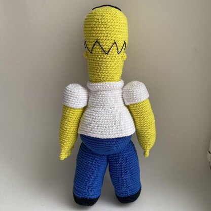 Homer Simpson PDF crochet pattern