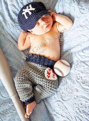 Baby Baseball Cap Pants Set - Billy Baseball Set