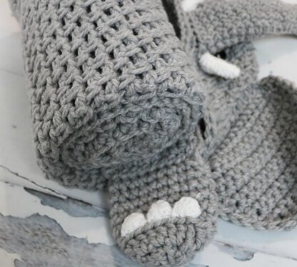 Hooded Elephant Blanket