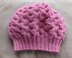 Audrey - 8ply block stitch slouchy beanie, sizes 2 years to lady